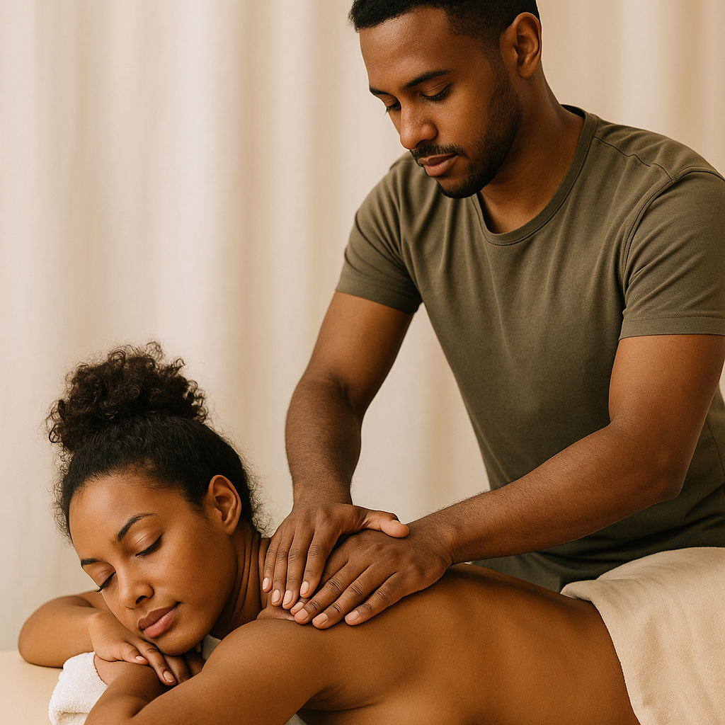 Hands Giving Massage